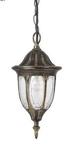 Pendul pentru exterior, inaltime reglabila, IP43, auriu antic, Milano 8374 RX