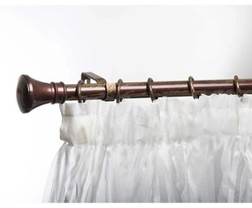 Galerie metalica extensibila, accesorii incluse kit gal.ext.ø25/22 Tiara 120-240cm maro-auriu