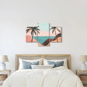 Tablou - Palmieri la mare (90x60 cm)