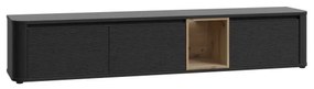 Comodă TV INAR, negru/maro