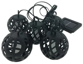 Instalație LED solară 60xLED/2m 400 mAh IP44