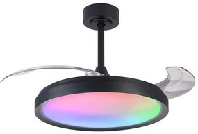 Lustra LED RGB CCT cu ventilator si telecomanda SIBERIA MA-8759