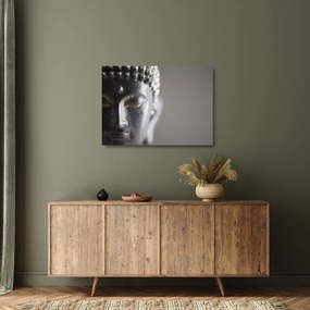 Tablou pe sticlă - Statuia lui Buddha (70x50 cm)