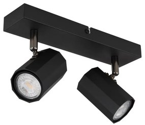 Spot Globo 57918-2B JAMES 2xGU10/25W/230V negru