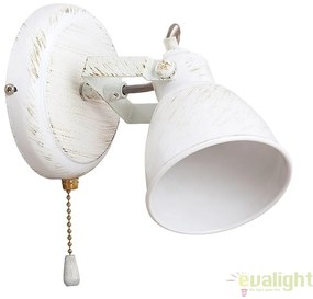 Aplica de perete design VINTAGE, finisaj alb antic, Vivienne 5966 RX