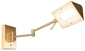 Lampa de perete de design din alamă incluzând LED reglabil - Notia