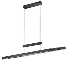 Lampă suspendată neagră incluzând LED cu dimmer în 3 trepte, 3 lumini - Sofie