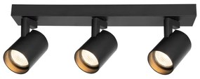 Spot VOLF 3xGU10/10W/230V negru