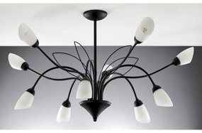 Jupiter 2056 - Candelabru GLORIOSA pe tijă 10xG9/14W/230V, negru