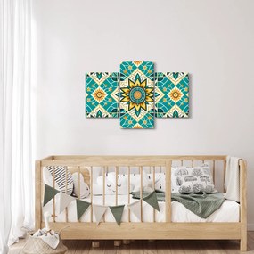 Tablou - Model turcoaz (90x60 cm)