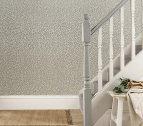 Tapet Pebble, Mist Silver Luxury Patterned, 1838 Wallcoverings, 5.3mp / rola