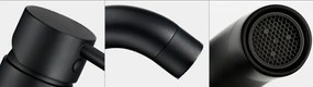 Baterie Lungo negru Low - H 16,5cm