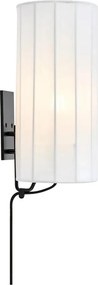Markslöjd 108960 - Lampă de perete HIKARI 1xE27/60W/230V alb/negru