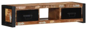 vidaXL Dulap TV 100x30x25 cm lemn masiv recuperat