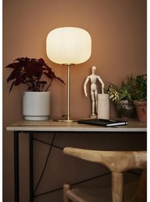 Lampă de masă Markslöjd 107819 SOBER 1xE27/60W/230V albă/alamă