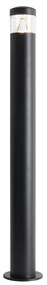 Lampă de exterior modernă neagră 80 cm IP44 incluzând LED - Roxy