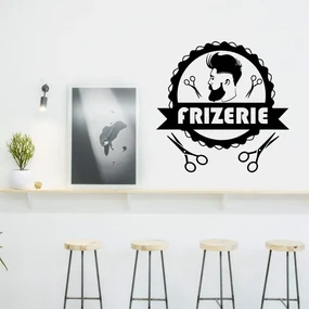 Sticker perete Frizerie 12
