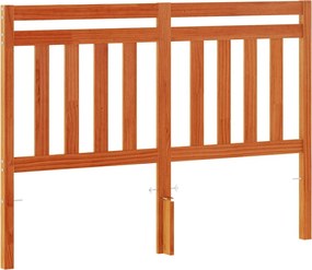 vidaXL Tăblie de pat, maro ceruit, 135 cm, lemn masiv de pin