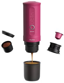 Outin Nano (Crimson Red) - aparat de cafea de călătorie