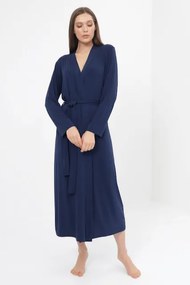 Halat femei CHANTAL din bambus XL Albastru închis / Navy
