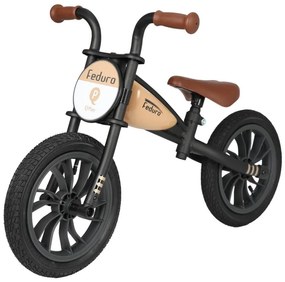 Bicicletă fără pedale QPlay FEDURO negru/bej