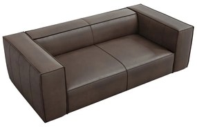 Canapea maro cu tapițerie din piele 212 cm Madame – Windsor &amp; Co Sofas
