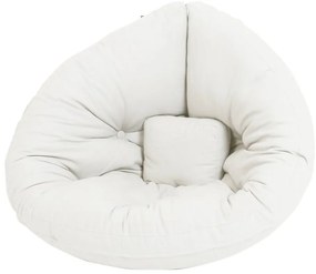 Fotoliu de relaxare pentru copii alb Mini Nido - Karup Design