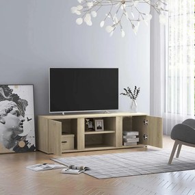 vidaXL Dulap TV, stejar Sonoma, 120 x 34 x 37 cm, lemn prelucrat