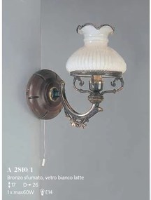 Aplica de perete clasica design italian din alama cu lemn 2810