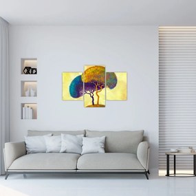 Tablou - Copaci în deal (90x60 cm)