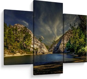 Tablou peisajului cu lac (90x60 cm)