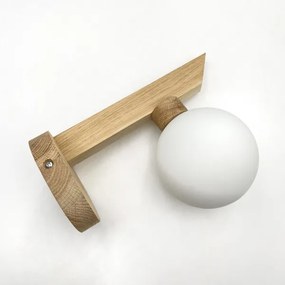 Aplica de perete ANTONIO 1xG9/5W/230V stejar/alb