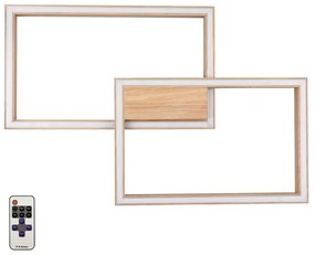 Spot-Light 91402274 - Lampă LED dimabilă RAMME LED/48W/230V + telecomandă, stejar mat