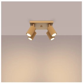 Spot auriu 25x25 cm Gleam – Sollux