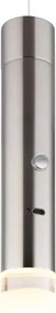 Globo 16060N - Lampă LED reîncărcabilă 2în1 PELO, LED/2W/230/5V, crom mat, control tactil (dimmer)