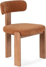 Scaune de dining cărămizii 2 buc. tapițate Nadia – MOME