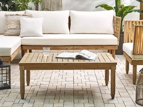 Set mobilier de grădină Crema (lemn deschis). 1078513