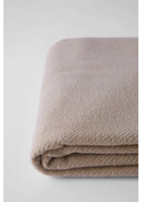 Pled din amestec de bumbac Euromant Basics, 140 x 180 cm, maro