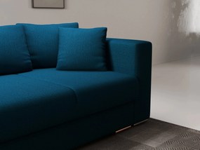 Canapea extensibilă dumonde cu ladă de depozitare si sezut confortabil din spuma high-density, Gloria Enjoy Petrol 240x100 cm