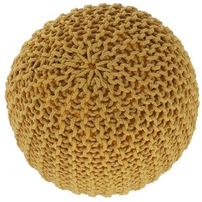 Taburet tricotat, bumbac muştar, GOBI TYP 2