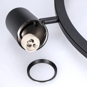 BRILAGI - Lustru suspendat cu cablu SELE 6xGU10/30W/230V negru