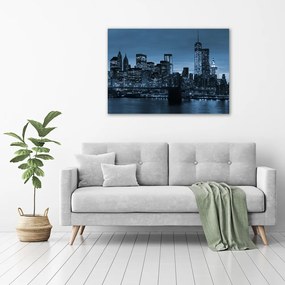 Pictură pe pânză New york, pe timp de noapte