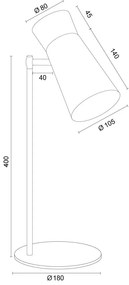 Lampa cu spot directionabil LORD 8873 teracota