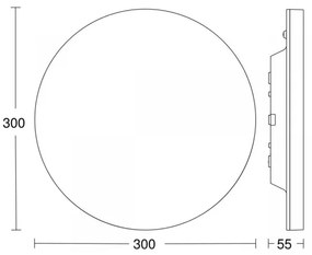 Plafonieră LED dimabilă cu senzor Steinel 068424 BASIC LED/8,5W/230V 4000K IP40