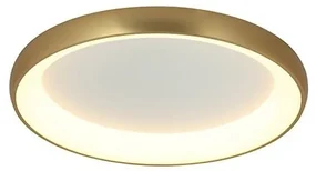 Plafoniera LED dimabil design modern Denur auriu