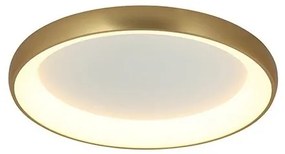 Plafoniera LED dimabil design modern Denur auriu