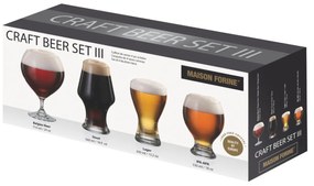 Set 4 pahare mixte bere artizanala, Craft III