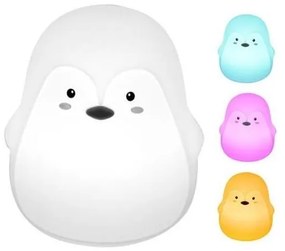 Lampă LED RGB pentru copii Rabalux 5410 BALOO LED/0,4W pinguin