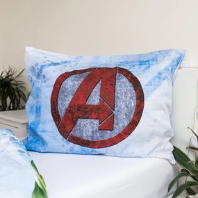 Lenjerie de pat din bumbac pentru copii Jerry Fabrics Avengers Heroes, 140 x 200 cm