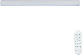 Brilagi - Plafonieră LED reglabilă SLEEKLINE LED/40W/230V Wi-Fi Tuya argintiu+telecomandă